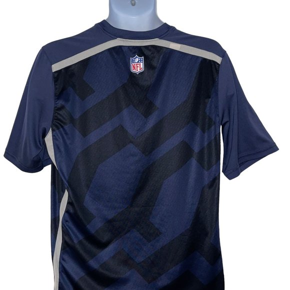 NFL Apparel Nike New England Patriots Mens Althetic Shirt M On Field Dri Fit - Picture 7 of 10